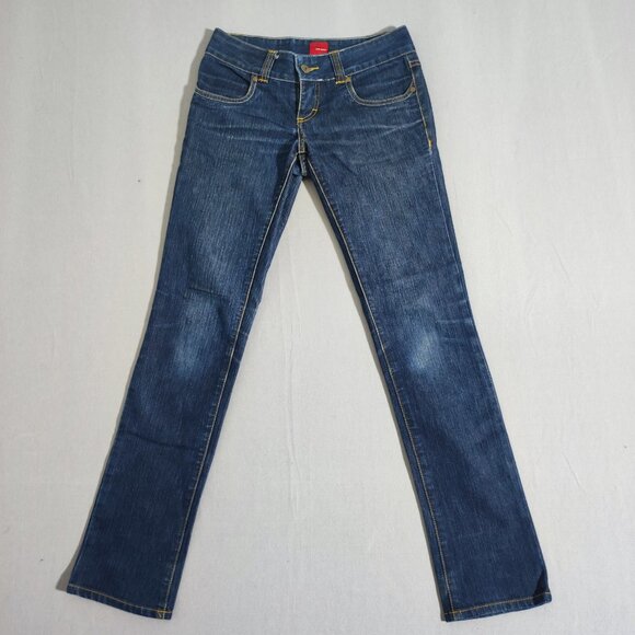 Vero Moda Denim women's sz W25/L32 indigo blue colour Calamario Low rise skinny - Picture 1 of 16